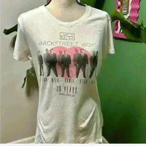 Backstreet Boys BSB concert Tour Shirt 20 year tour music graphic tee t-shirt